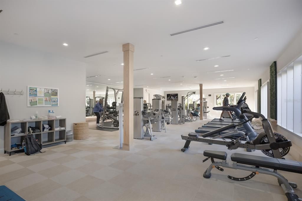 State-of-the-art fitness center