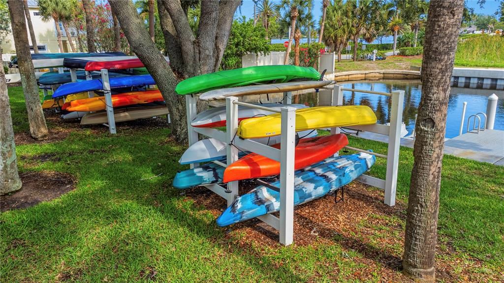 Bring your kayak and enjoy everything this waterfront community