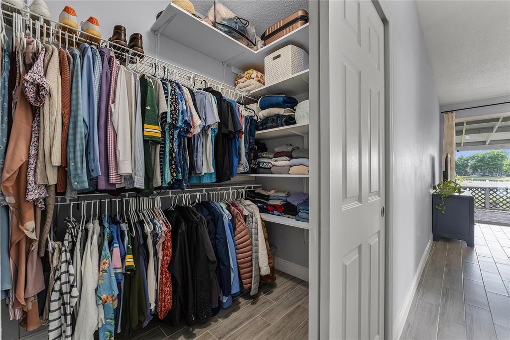 Primary Walk In Closet