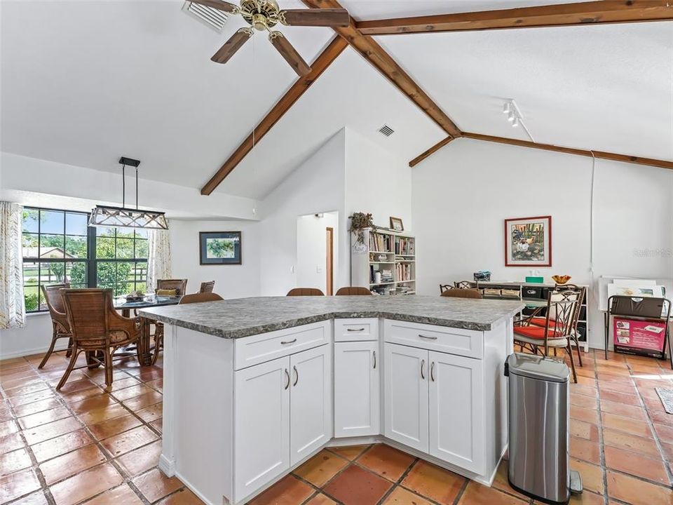 Breakfast Bar Open to Dining Space