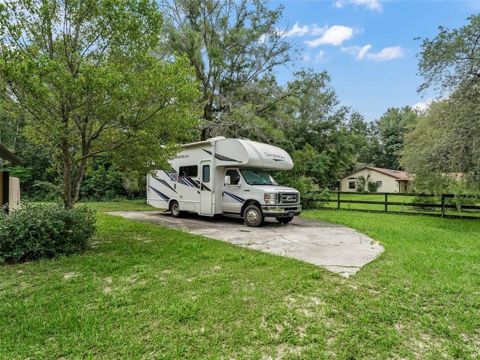 RV Pad/Half Basketball Court!