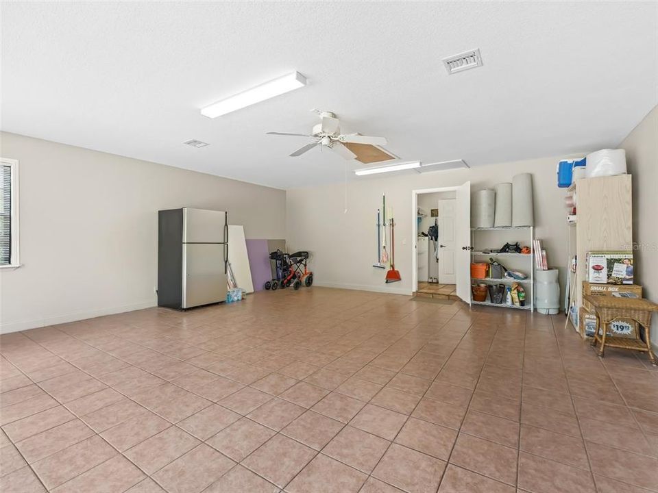 2 Car Garage Conversion - Under AC & Tiled