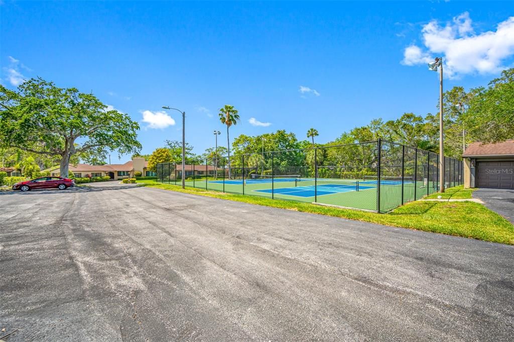 Lighted Hardcourts for tennis and pickleball