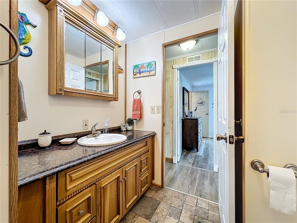 Beautifully updated guest bathroom