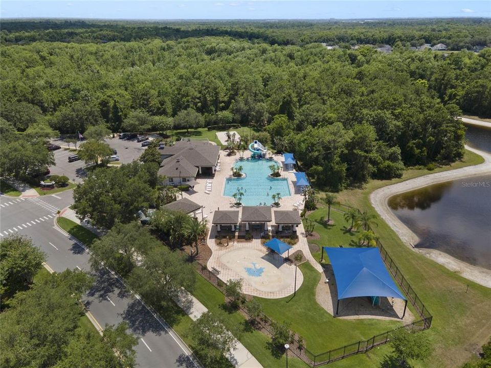 community pool/park clubhouse