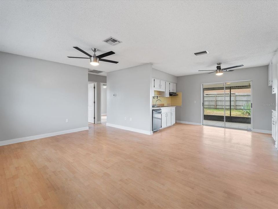 Living Room and kitchen