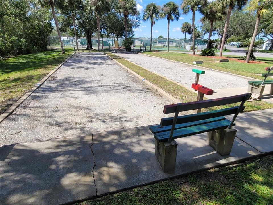 Horseshoes, bocci ball, cornhole