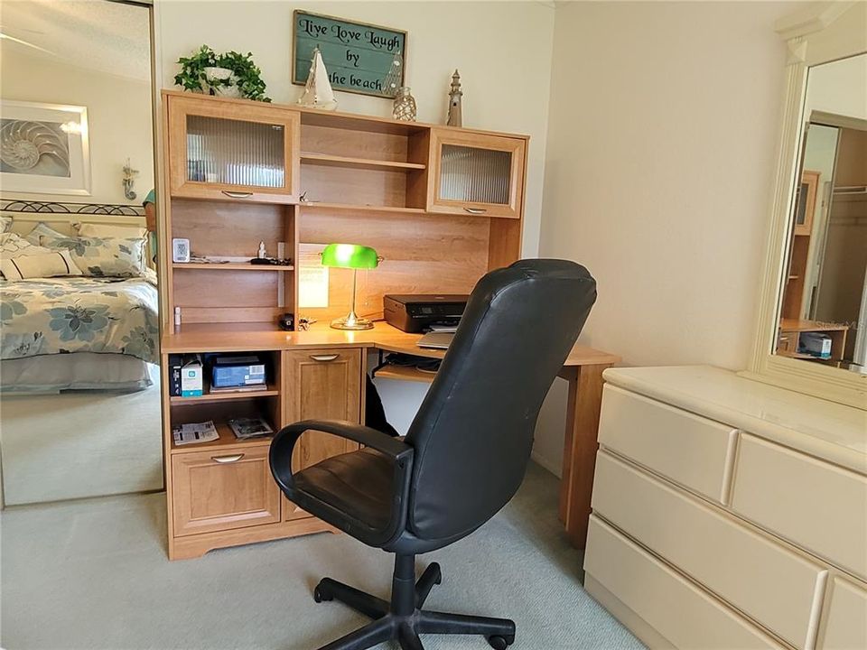 Office hutch in Master Bedroom