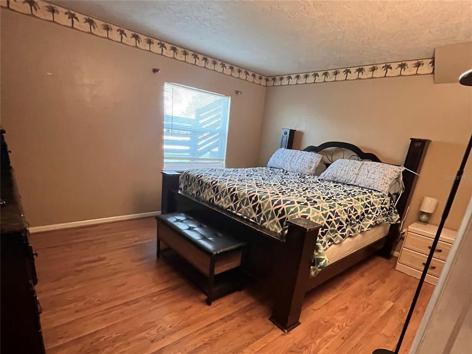 Upstairs bedroom with ensuite bathroom