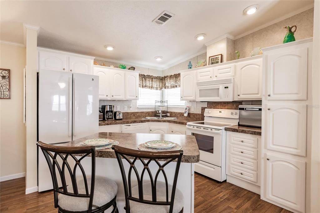 Kitchen new refrigerator,