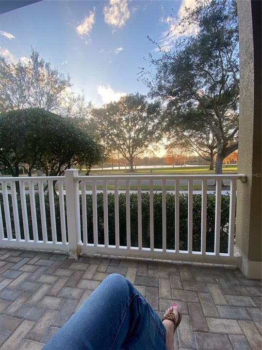 View of the Lake from Front Porch