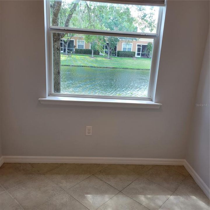 Eat in area of kitchen with water view