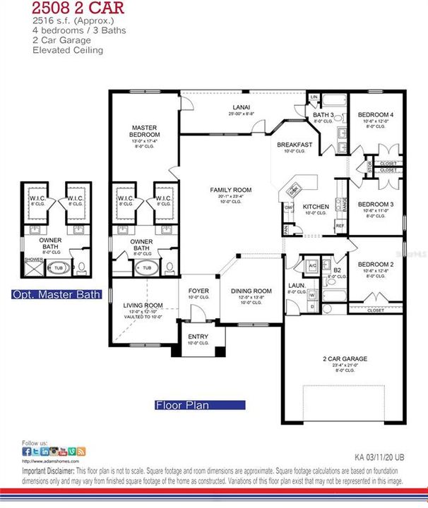 Active With Contract: $377,950 (4 beds, 3 baths, 2516 Square Feet)