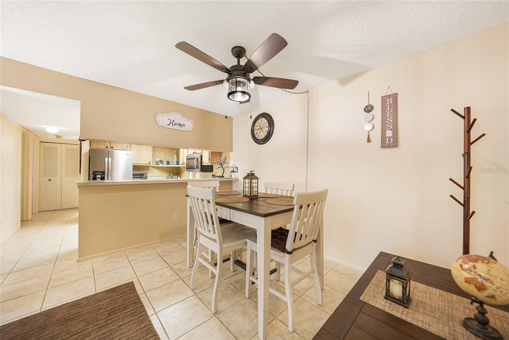 View from front door looking toward kitchen and bedrooms