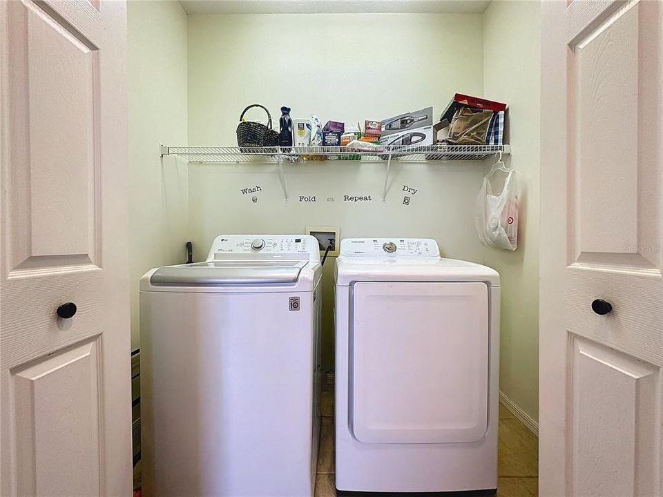 Laundry closet close to Bed 3 & 4