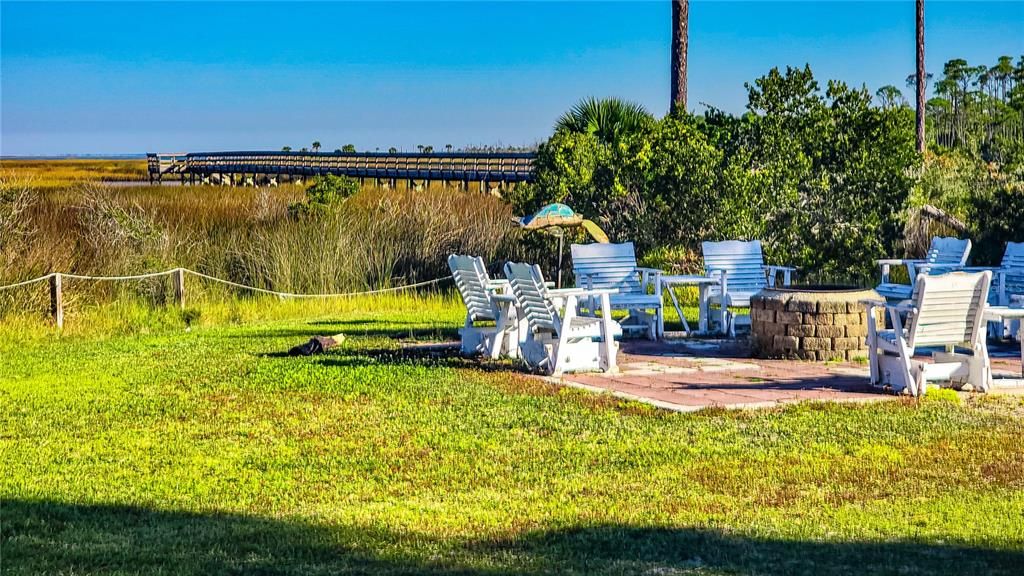 Fire Pit and Pier at Salinas Park