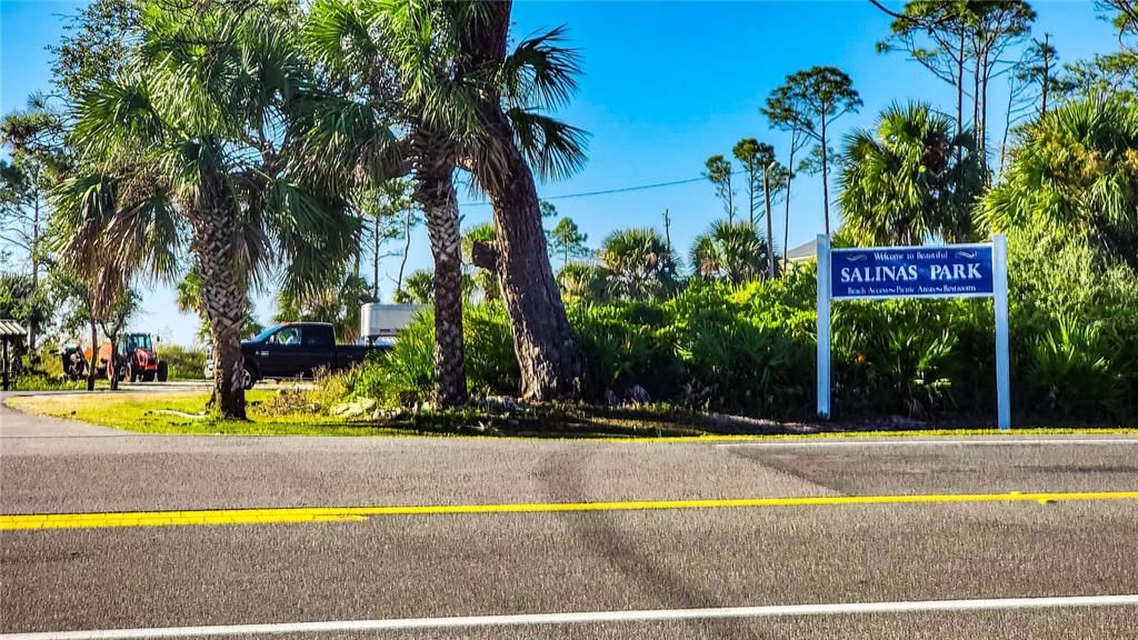 Salinas Park Gulfside Entrance - Beach Access