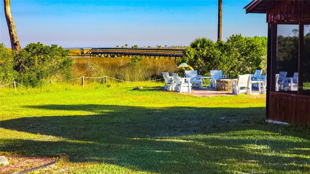 Fire Pit and Pier at Salinas Park