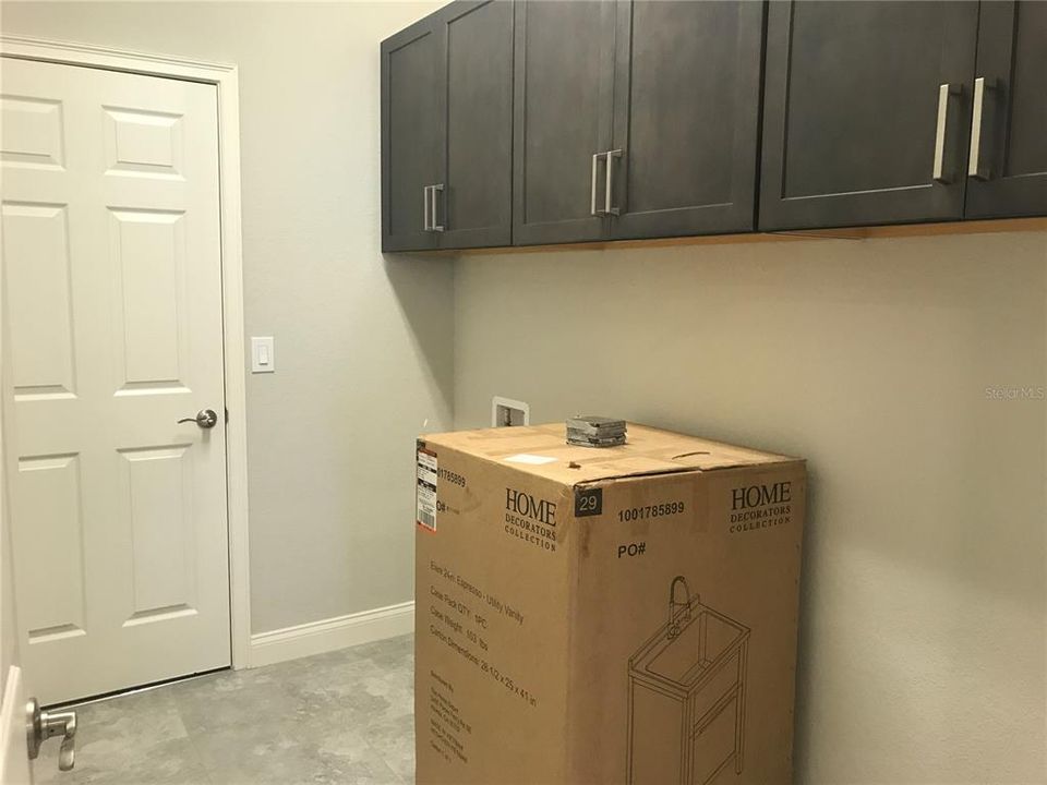 LAUNDRY ROOM showing Laundry tub before install