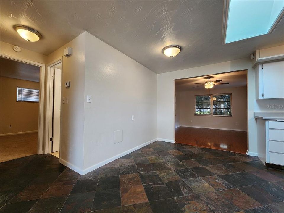 Kitchen & hallway.