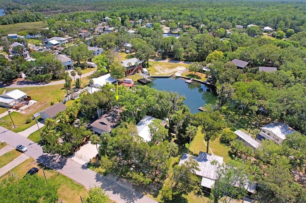 drone pics waterway to gulf from home