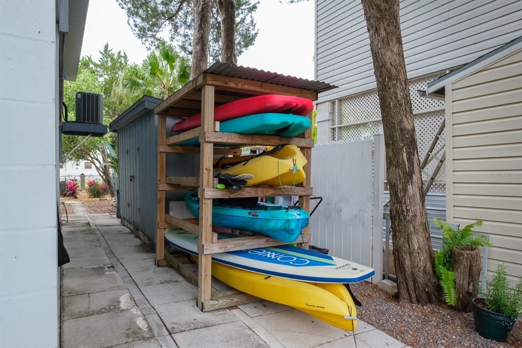 kayak rack