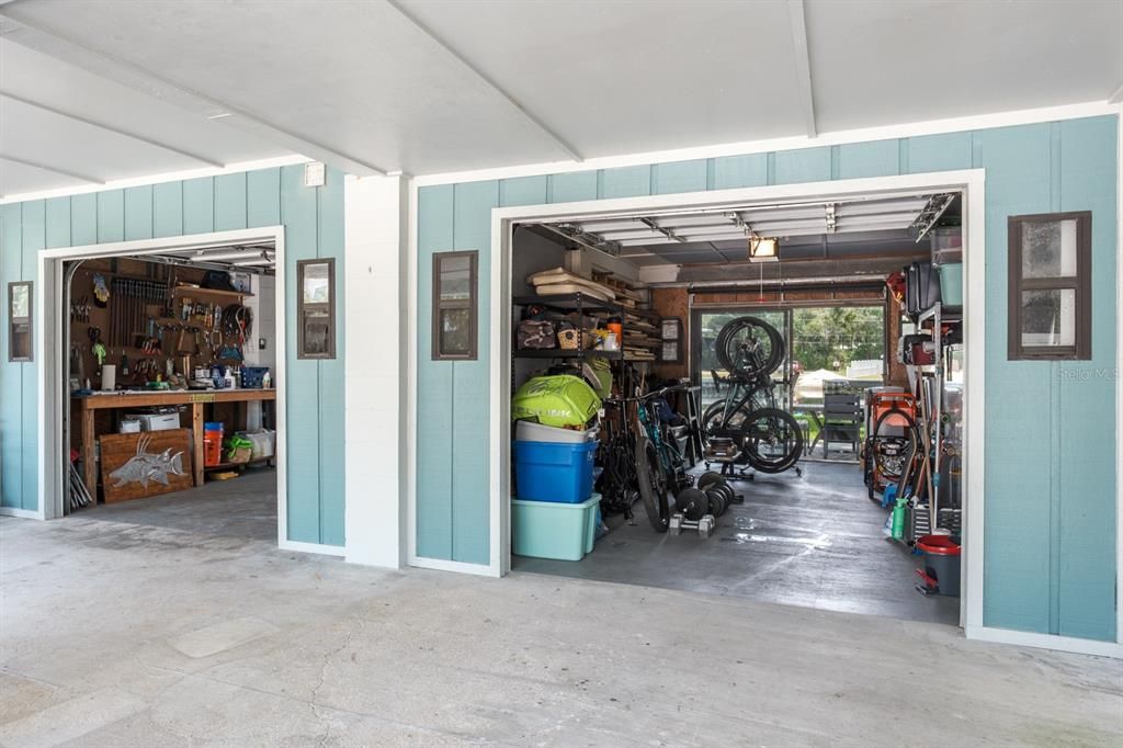 interior of garage