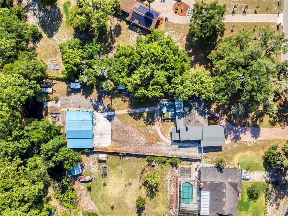 View from above the home