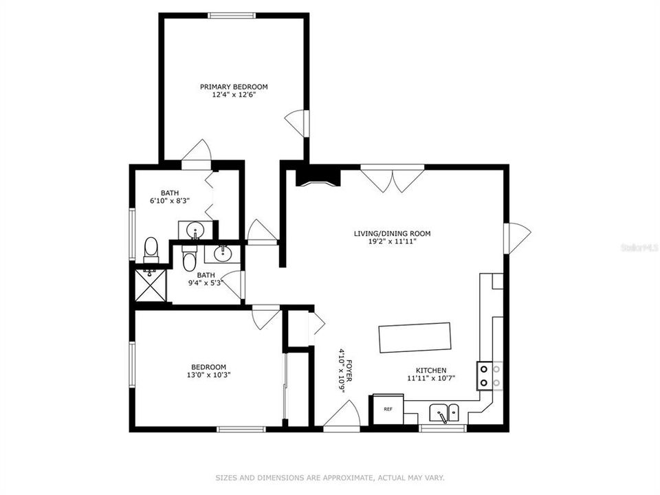 Active With Contract: $293,500 (2 beds, 1 baths, 985 Square Feet)