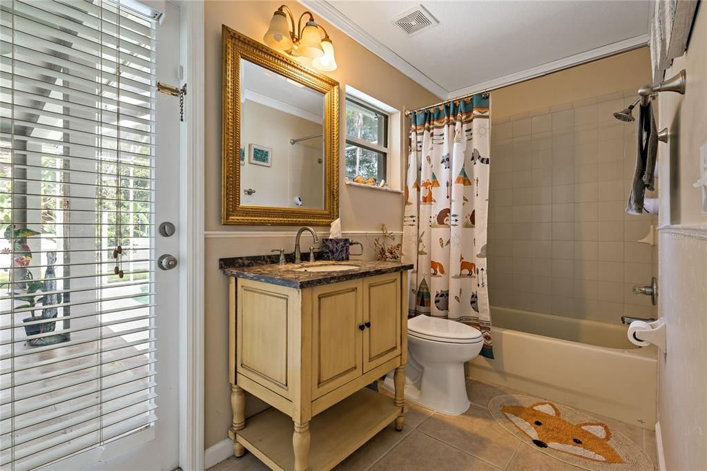 Bedroom attached to Jack & Jill bathroom