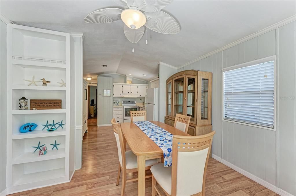 Dining Room opens to Kitchen