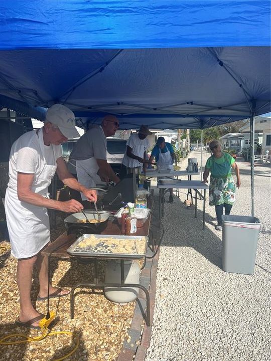 Annual Fish Fry provided by Park Fishermen