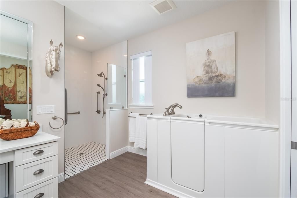 Master suite bathroom