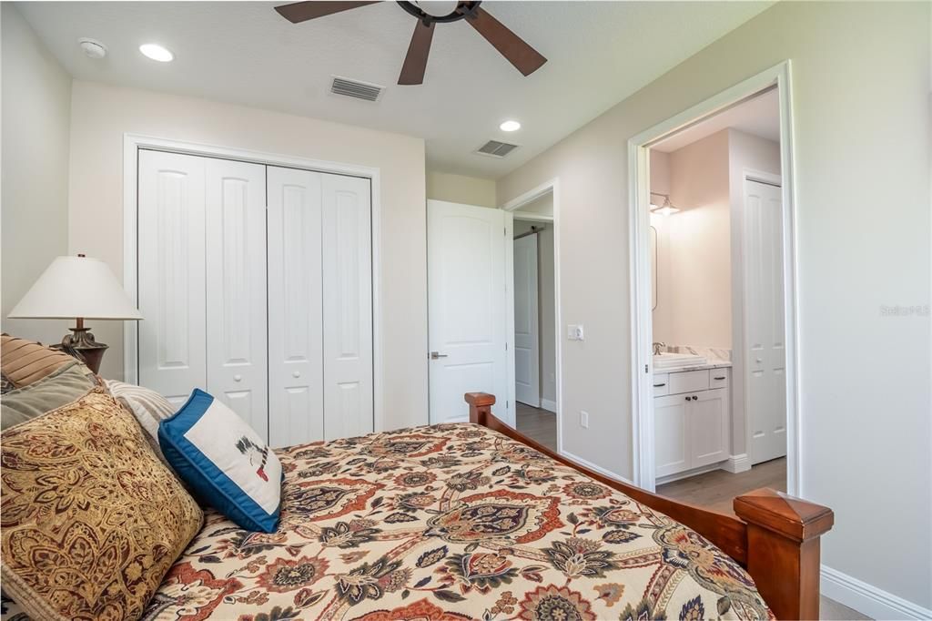 Bedroom 2 with Jack and Jill bathroom