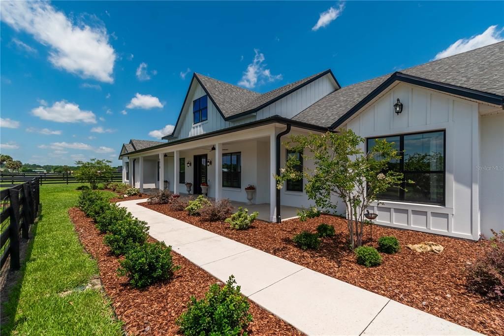 Front of the home- sidewalk