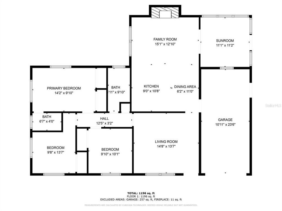 For Sale: $299,000 (3 beds, 2 baths, 1179 Square Feet)