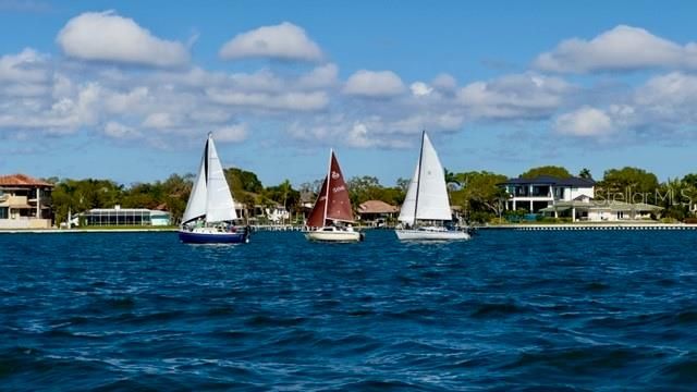 Pelican cove is a very active sailing community