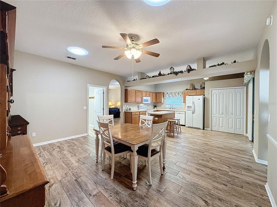 Dining room area