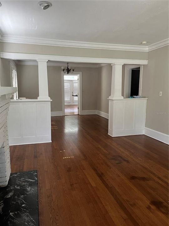 Living Room and Dining Room