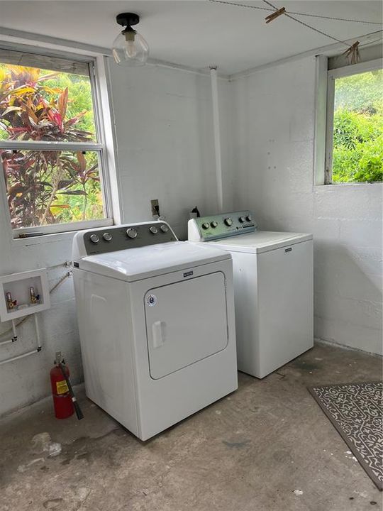 Laundry Room In Garage left side