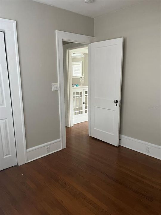 Bedroom 3 looking toward dining room