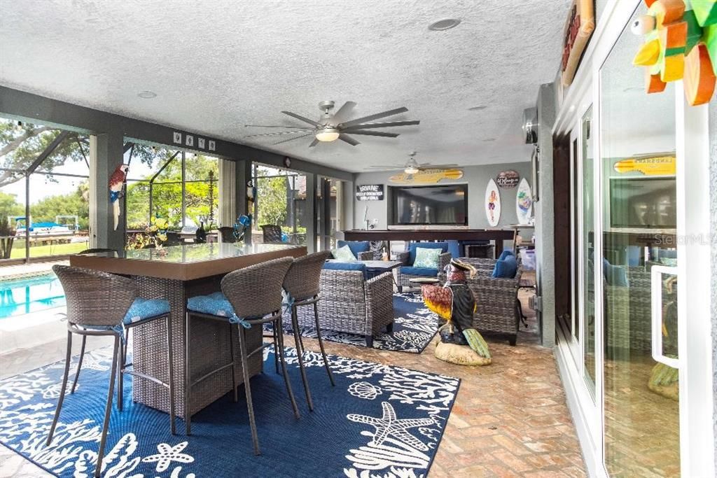 Covered Patio by Pool