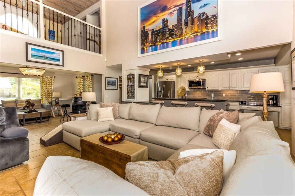 Loft overlooking Great room