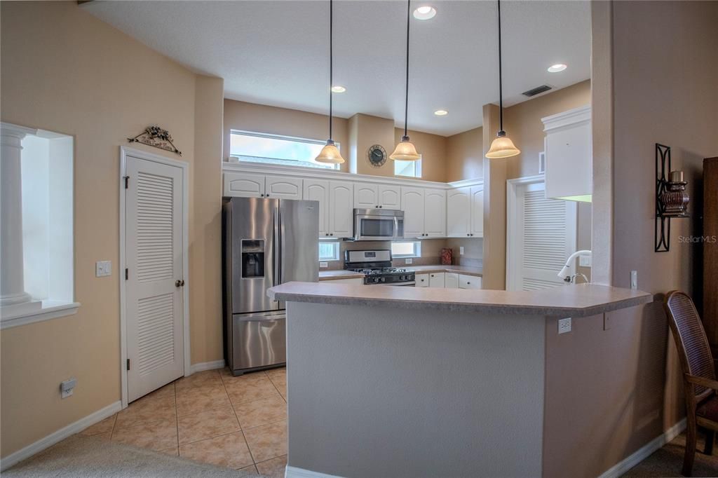 Kitchen opens to Great Room.