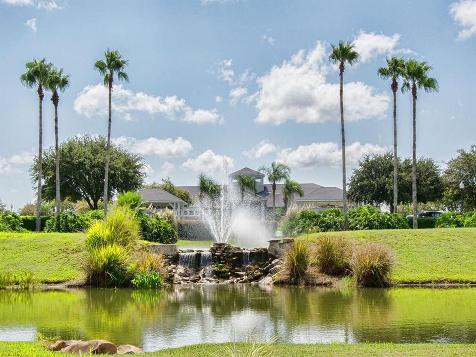 In Front of our Beautiful Clubhouse