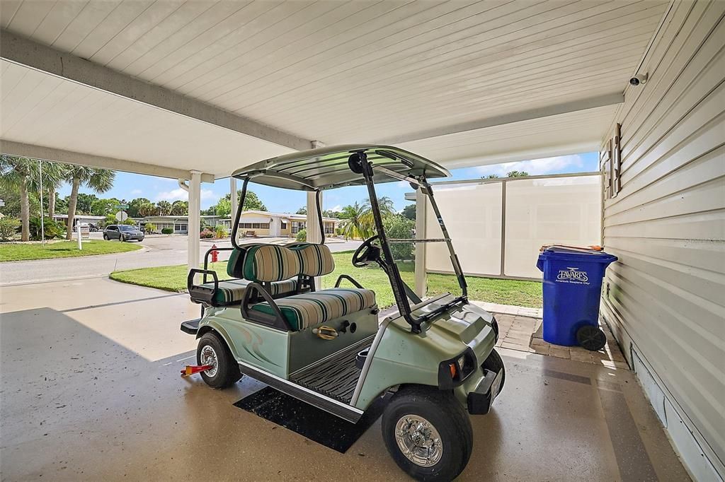 Golf cart included