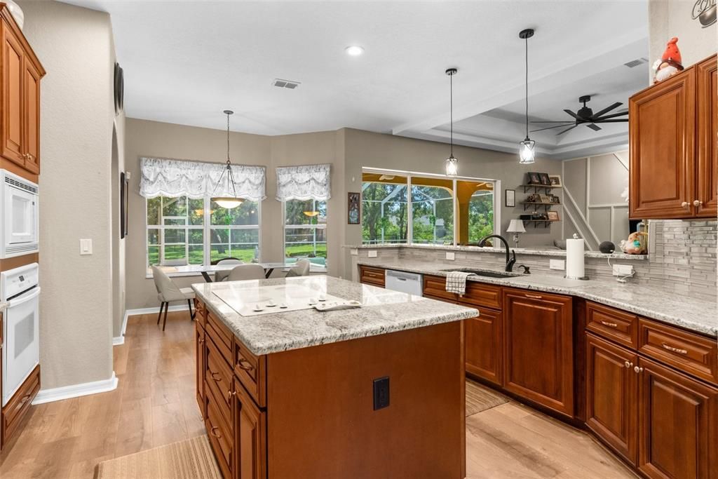 Kitchen with island