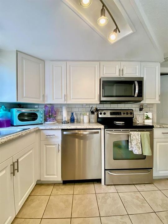 Newer Kitchen remodel with stainless appliances