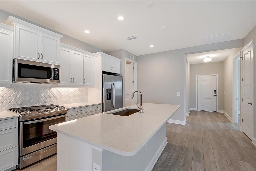 Kitchen and Front Entry