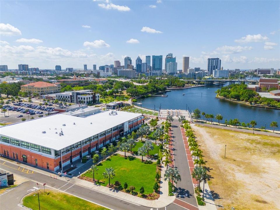 View from Tampa Armature Works to Downtown